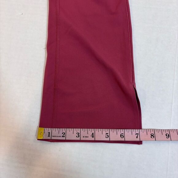 Athleta Transcend High Rise Stash Straight Crop NEW with tags Size XS Berry Rose - Picture 13 of 13